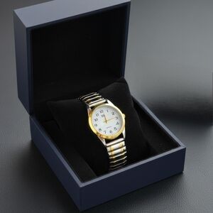 Gold and Silver Men's Watch